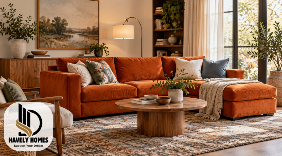 orange couch
